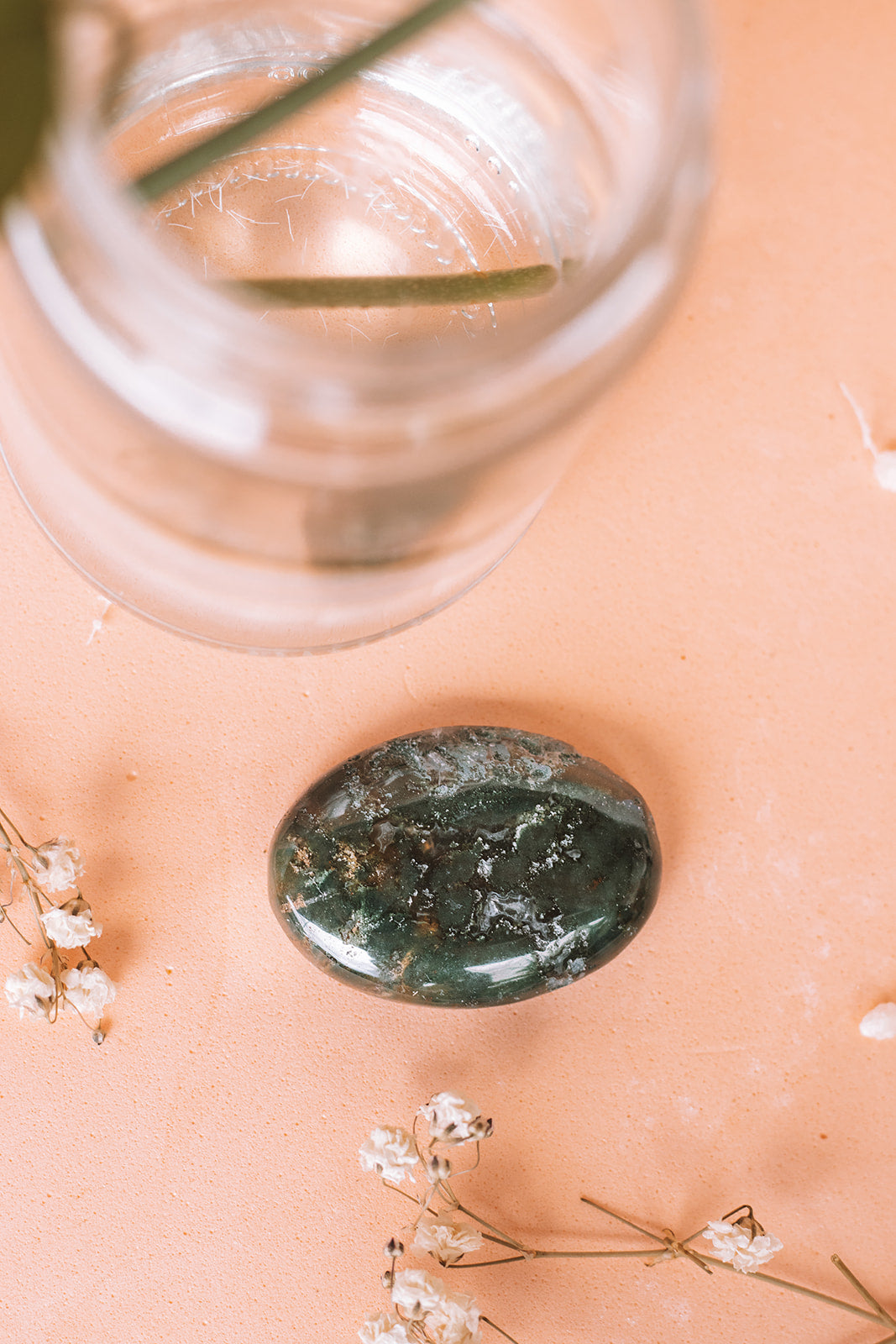Bloodstone Worry Stone